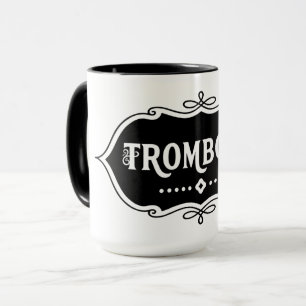 Caneca Emblema de Trombone