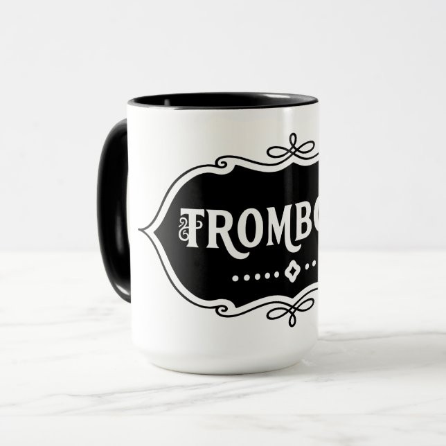 Caneca Emblema de Trombone (Frente Esquerda)