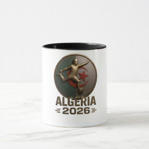 Caneca Emblema do Futebol da Argélia 2026