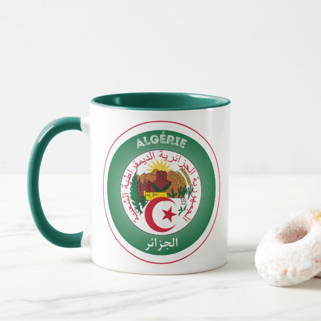 Caneca Emblema do Patrimônio Argelino (Com Donut)