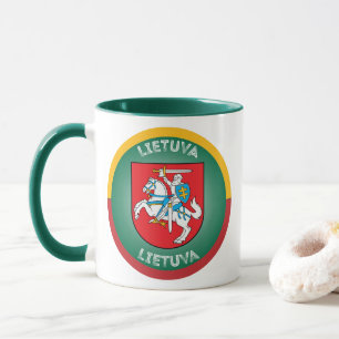 Caneca Emblema do Patrimônio da Lituânia