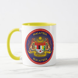 Caneca Emblema do Patrimônio da Malásia