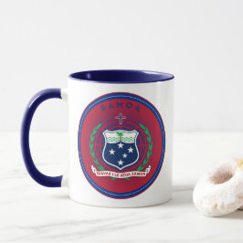 Caneca Emblema do Patrimônio de Samoa