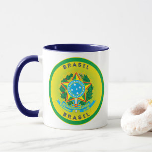 Caneca Emblema do Patrimônio do Brasil