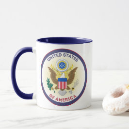 Caneca Emblema do Patrimônio dos EUA