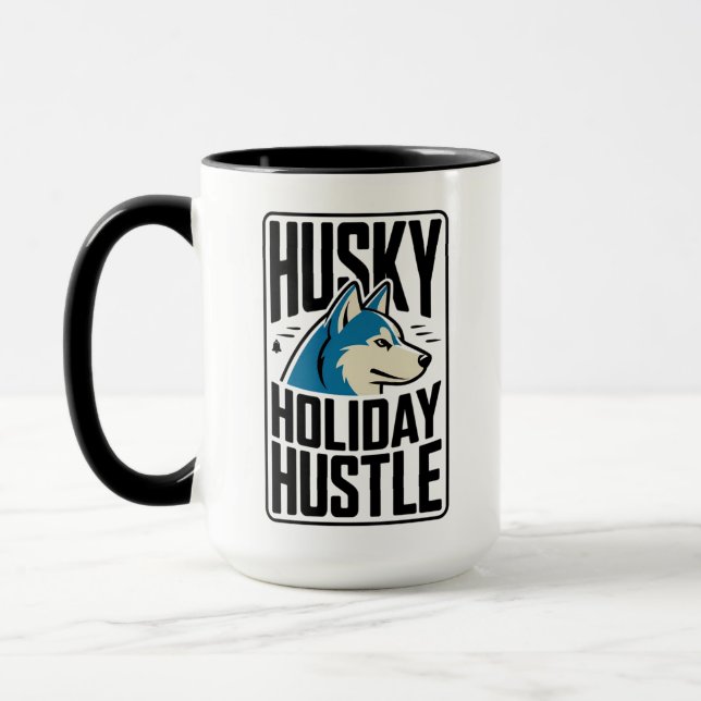 Caneca Emblema Husky Holiday Hustle (Esquerda)
