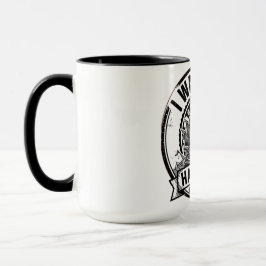 Caneca Emblema Nacional Haitiano Design Vintage Retro 
