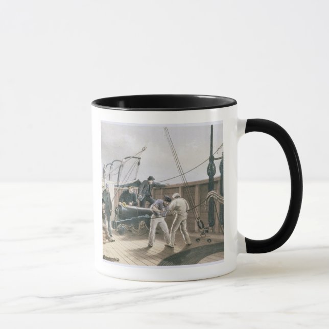 Caneca Emendando o cabo após o primeiro acidente na boa (Direita)