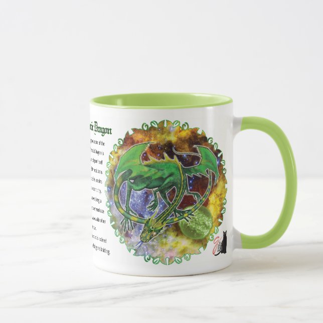 Caneca Emerald Cosmic Dragon (Direita)