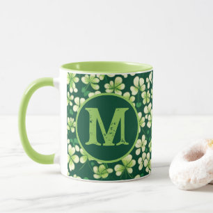 Caneca Emerald Shamrock Tapeçaria com o Verde Escuro