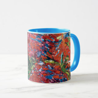 Caneca Emil Nolde Flores Vermelhas Expressionismo Arte Fi
