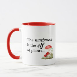Caneca Emily Dickinson "Mushroom é o Elfo das Plantas"