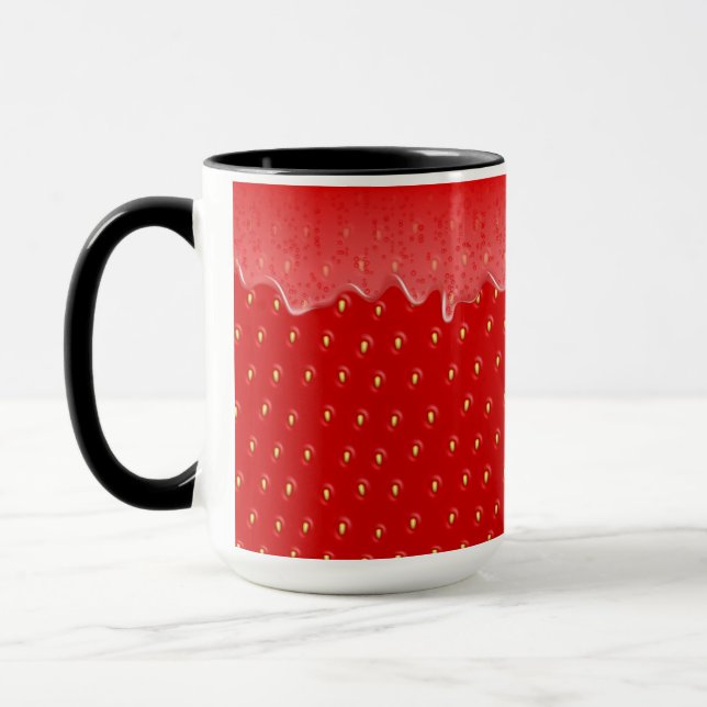 Caneca Emperramento de Fruta líquida com textura de moran (Esquerda)