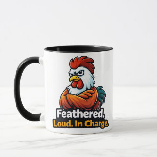 Caneca Emplumado, Alto. No comando. Citação do plantel