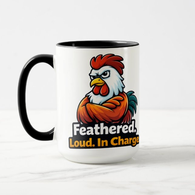 Caneca Emplumado, Alto. No comando. Citação do plantel (Esquerda)