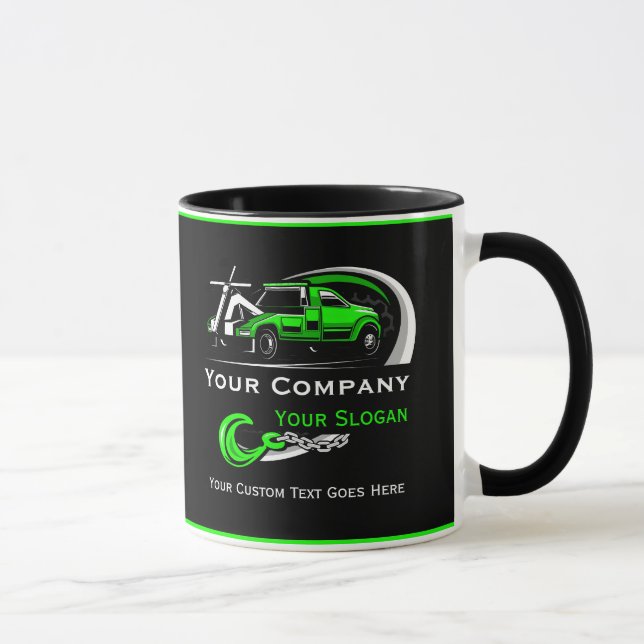 Caneca Empresa de Reboque Profissional, Serviço de Reboqu (Direita)