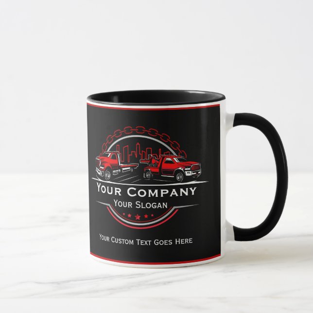 Caneca Empresa de Reboque Profissional, Serviço de Transp (Direita)