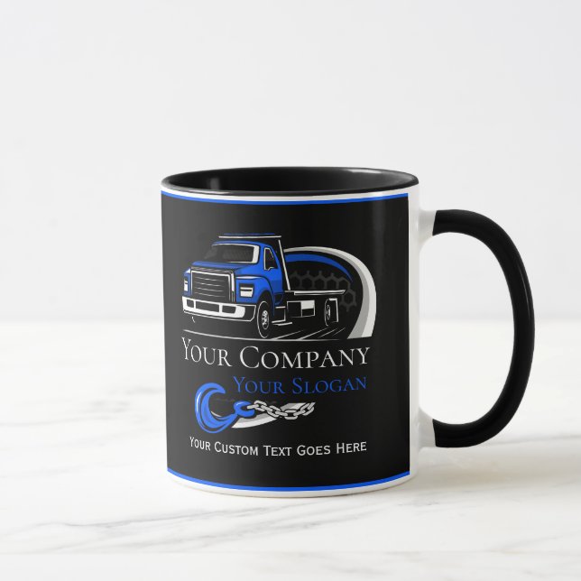 Caneca Empresa de Reboque Profissional, Serviço de Transp (Direita)