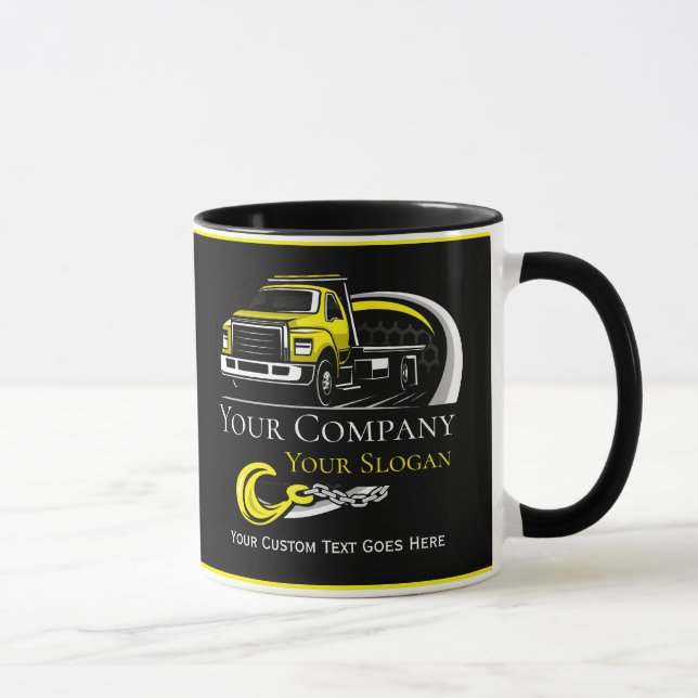 Caneca Empresa de Reboque Profissional, Serviço de Transp (Direita)