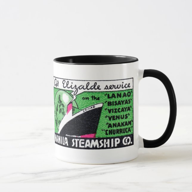 Caneca Empresa de Steamship de 1930 (Direita)