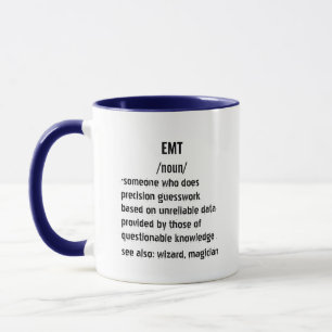 Caneca EMT Definição EMT Saúde Emergência EMTs Medicament