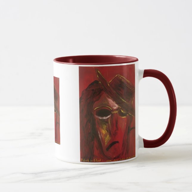 Caneca encaixe em vermelho (Direita)
