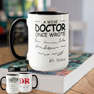 Caneca Encantado Personalizado Doutor Engraçado Médico En