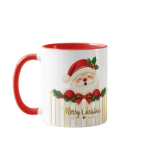 Caneca Encantadora do Papai Noel Natal