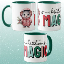 Encantamento de Natal do rato fofo