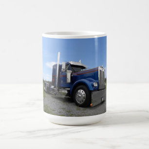 Caneca encarnado & azul de Kenworth