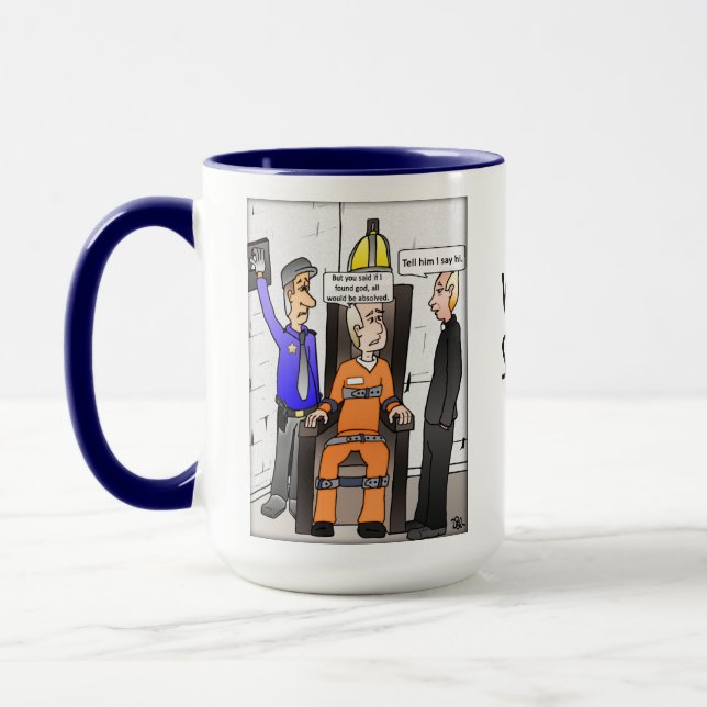 Caneca Encontrado Deus Grande Combo Mug (Esquerda)