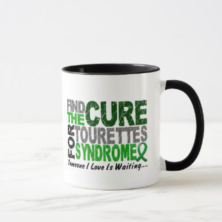 Caneca Encontre a síndrome do Tourette da cura