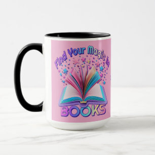 Caneca Encontre Magia Personalizada Em Livros 3