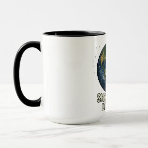 Caneca Energia do planeta queimado