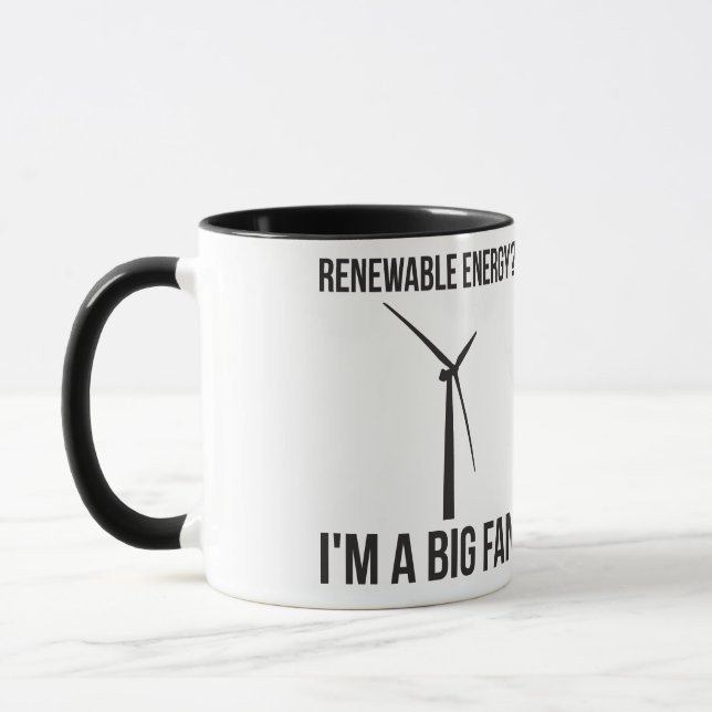 Caneca Energia renovável? Sou um grande ventilador (Esquerda)