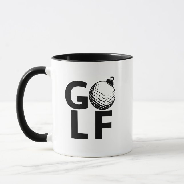 Caneca Enfeite de Golfe de Natal (Esquerda)