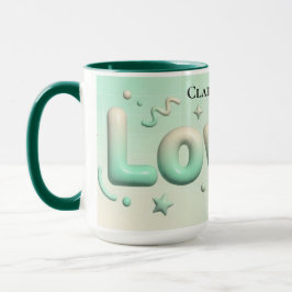 Caneca Enfeite Personalizado Botânico Vintage