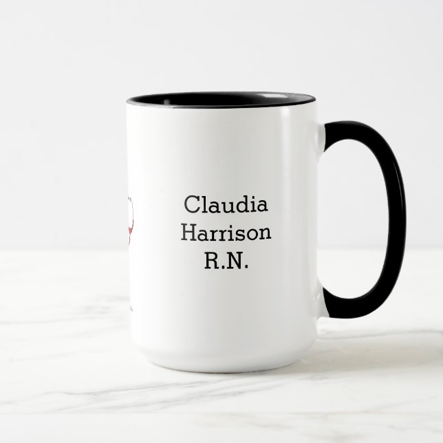 Caneca Enfermeira aposentada (Direita)