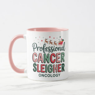 Caneca Enfermeira de Oncologia Natal Câncer Quimioterapia