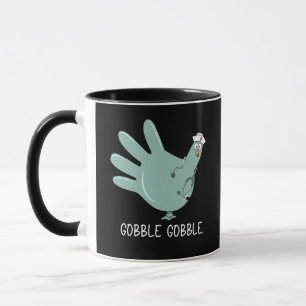 Caneca Enfermeira de Urgência Peru Gobble Squad Enfermeir