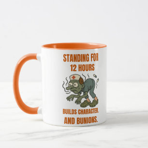 Caneca Enfermeira Engraçada Por 12 Horas. Med Sarcastic
