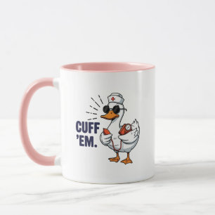 Caneca Enfermeira Ganso 'Cuff 'Em' Enfermeira Ganso Diver