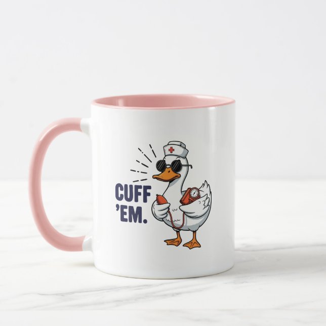 Caneca Enfermeira Ganso 'Cuff 'Em' Enfermeira Ganso Diver (Esquerda)