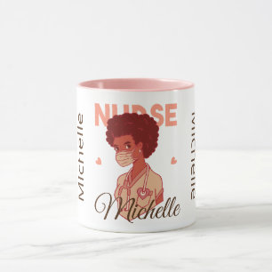 Caneca Enfermeira Mulher de Cor