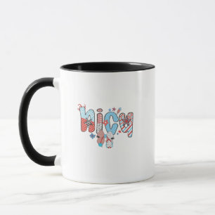 Caneca Enfermeira NICU 4 de julho, enfermeira americana