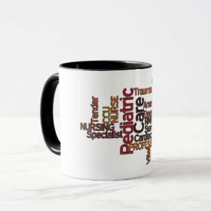 Caneca Enfermeira Palavras ESPECIALISTAS Coffee Mug