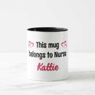 Caneca Enfermeira Personalizada - Presente de Café Mug
