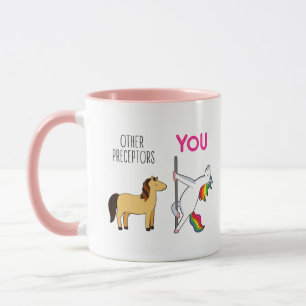 Caneca Enfermeira Preceptora Café Unicórnio Divertido