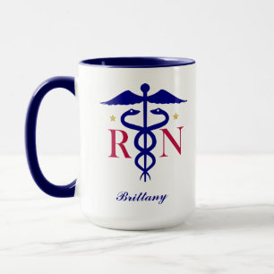 Caneca Enfermeira Registrada (Personalize)