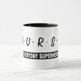 Caneca Enfermeira Super-herói do dia a dia